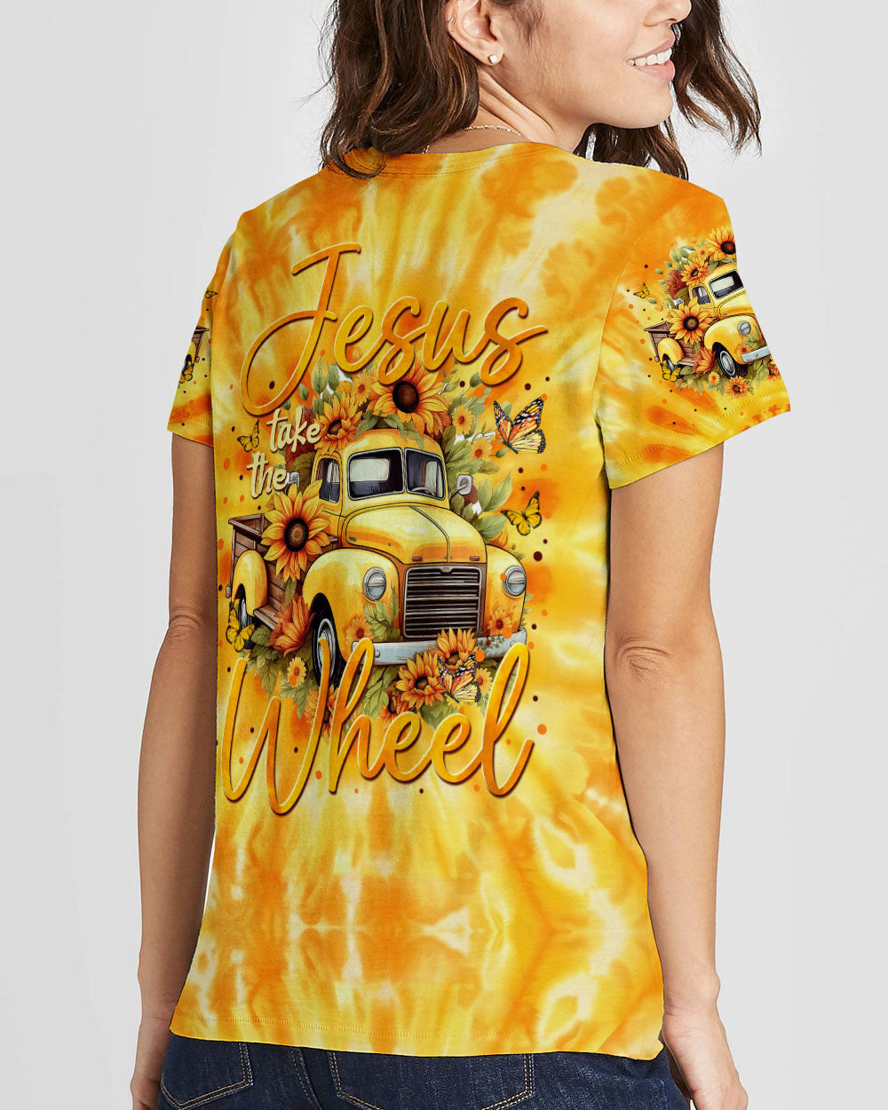 Jesus Take The Wheel Women's All Over Print Shirt - Tytm0512238, easychoo.com