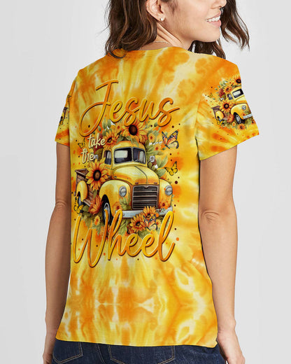 Jesus Take The Wheel Women's All Over Print Shirt - Tytm0512238, easychoo.com