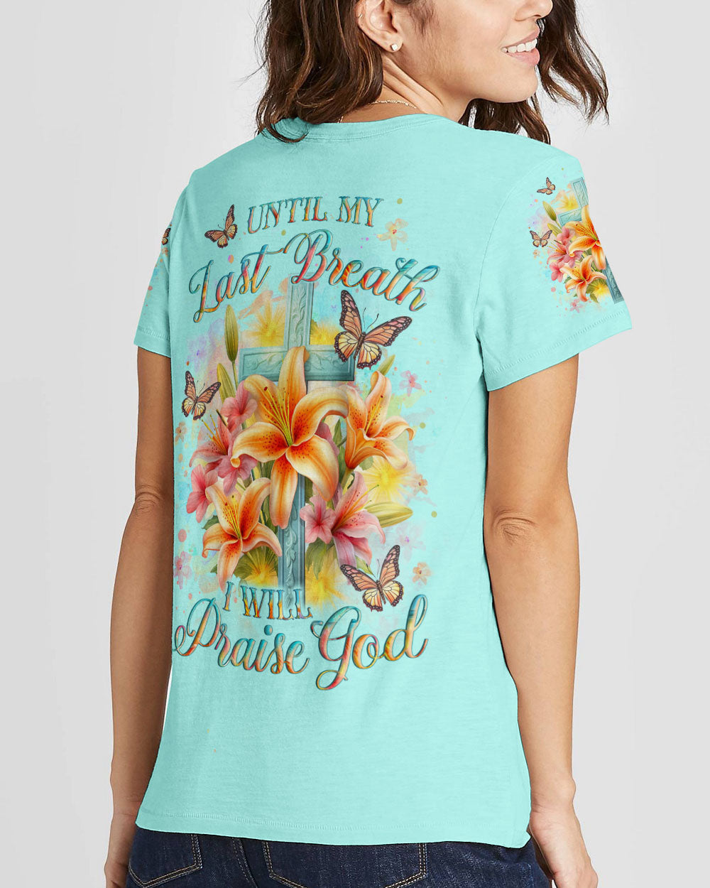 Until My Last Breath I Will Praise God Women's All Over Print Shirt - Yhlt2912231, easychoo.com