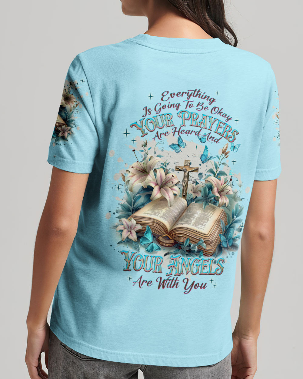 Everything Is Going To Be Okay Women's All Over Print Shirt - Tlnt0404242, easychoo.com