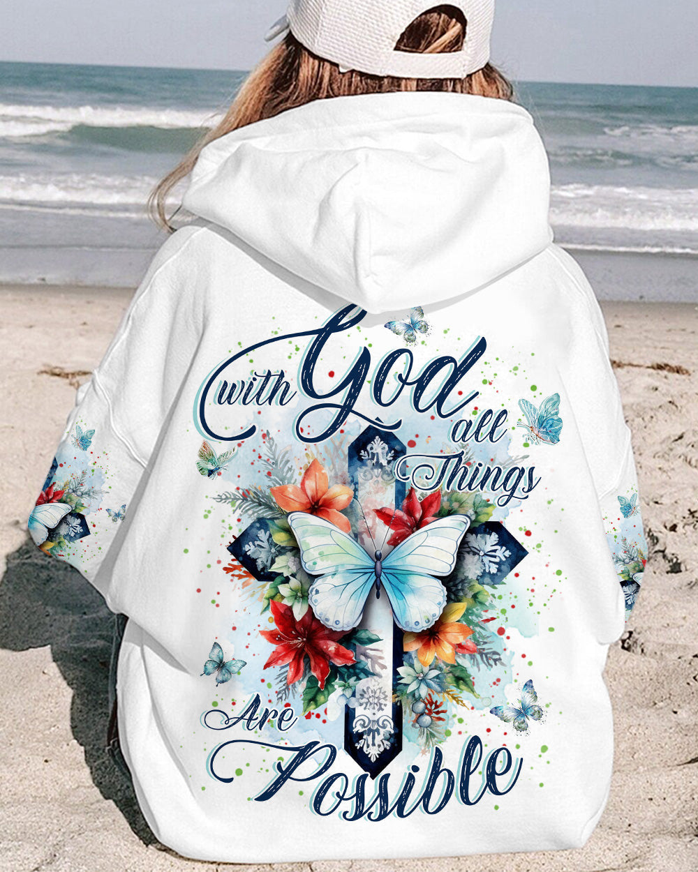 With God All Things Are Possible Women's All Over Print Shirt - Yhkd0911232, easychoo.com