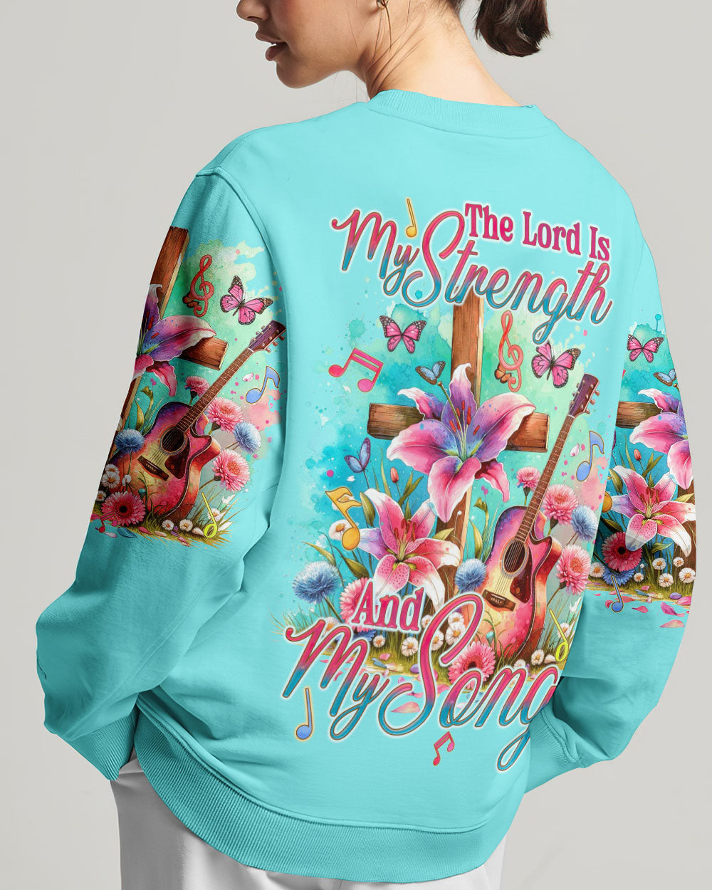 The Lord Is My Strength And My Song Women's All Over Print Shirt - Tyqy0112231, easychoo.com