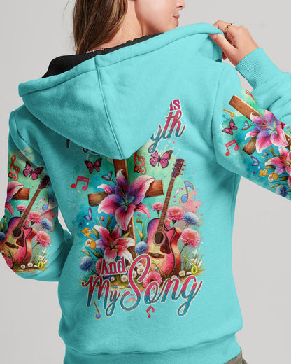 The Lord Is My Strength And My Song Women's All Over Print Shirt - Tyqy0112231, easychoo.com