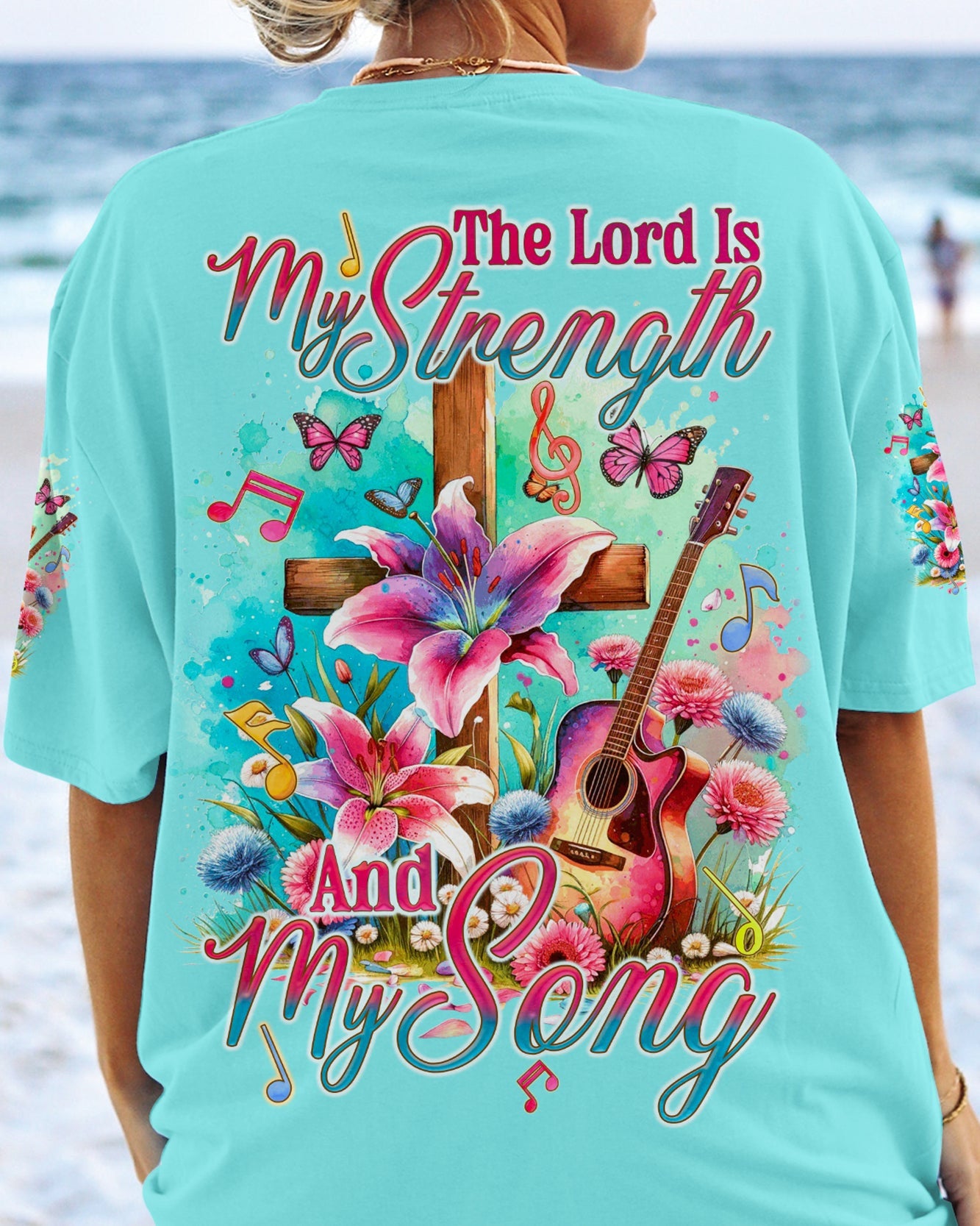 The Lord Is My Strength And My Song Women's All Over Print Shirt - Tyqy0112231, easychoo.com