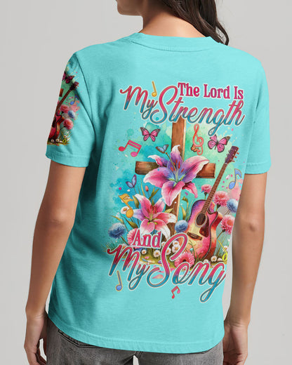 The Lord Is My Strength And My Song Women's All Over Print Shirt - Tyqy0112231, easychoo.com