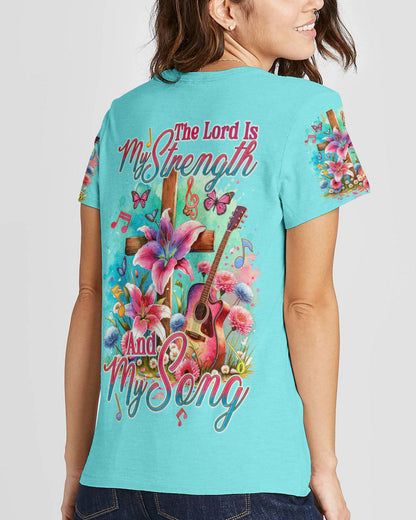The Lord Is My Strength And My Song Women's All Over Print Shirt - Tyqy0112231, easychoo.com