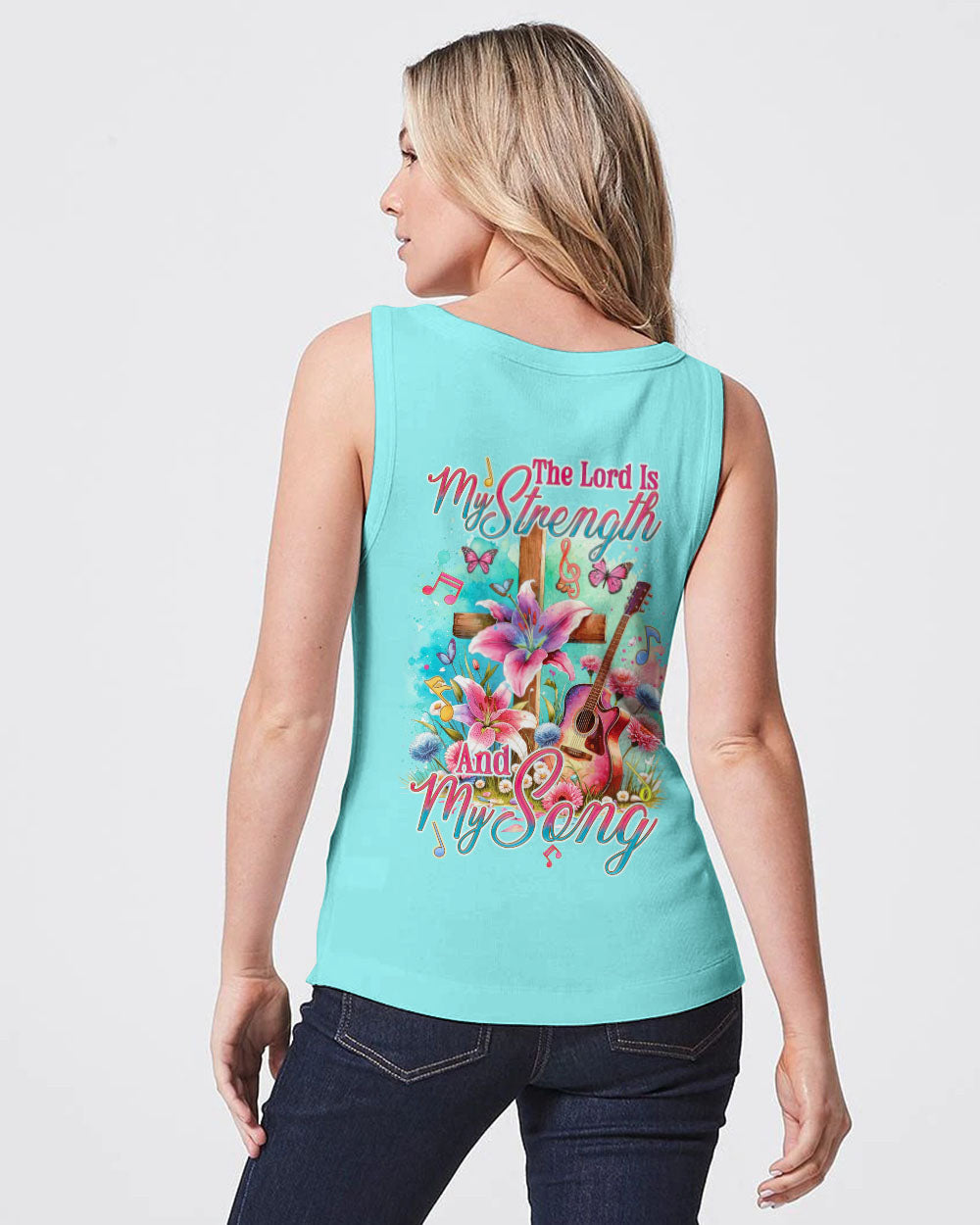 The Lord Is My Strength And My Song Women's All Over Print Shirt - Tyqy0112231, easychoo.com