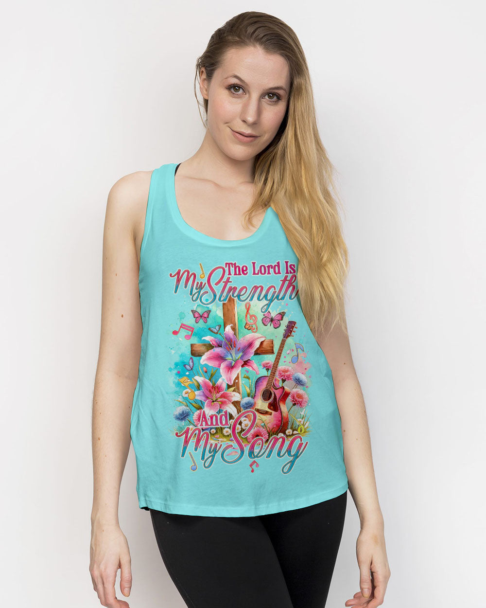 The Lord Is My Strength And My Song Women's All Over Print Shirt - Tyqy0112231, easychoo.com