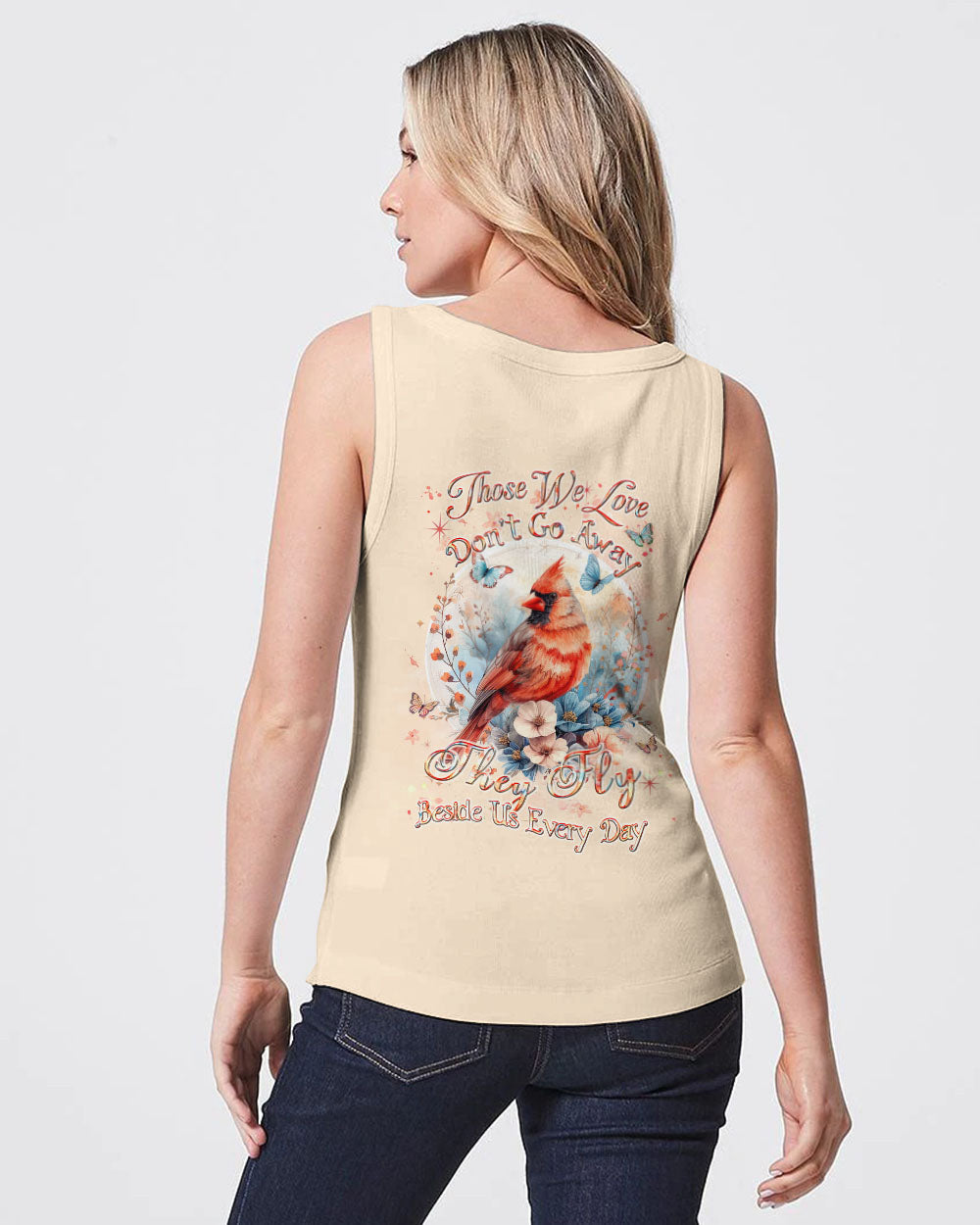 Those We Love Don't Go Away Cardinal Women's All Over Print Shirt - Yhhn1503243, easychoo.com