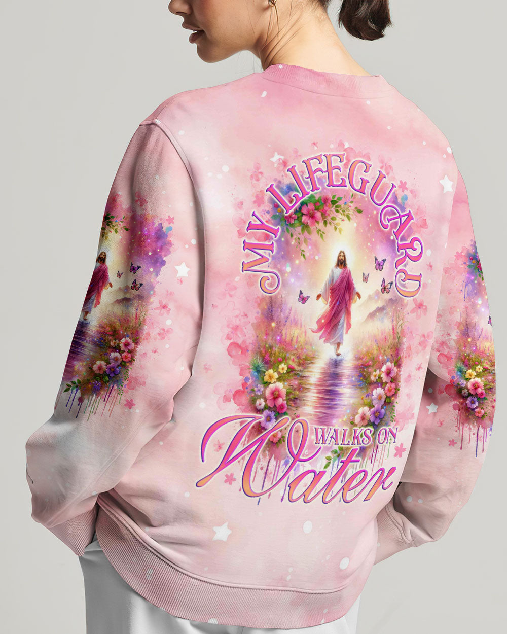 My Lifeguard Walks On Water Women's All Over Print Shirt - Tlno2711234, easychoo.com