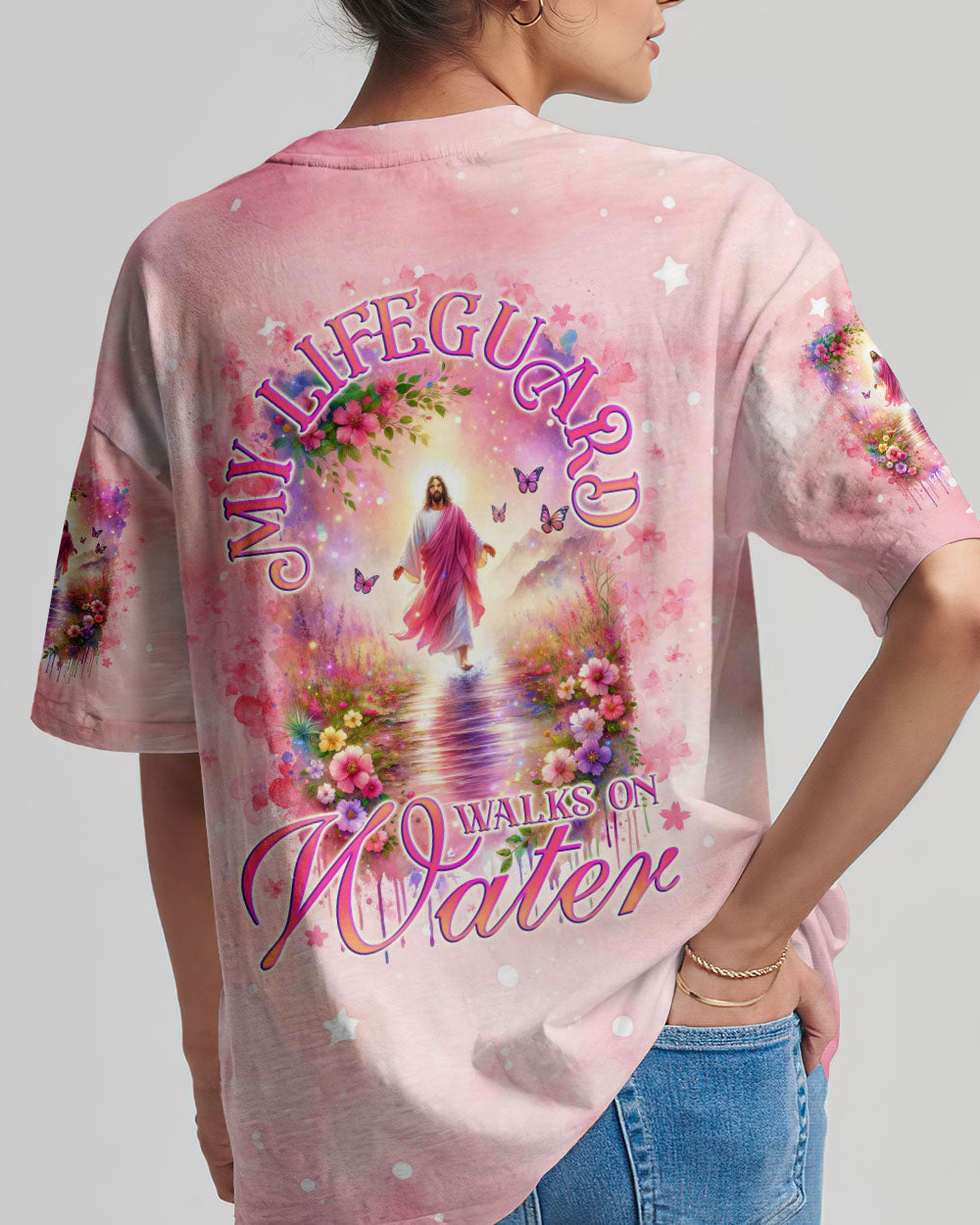 My Lifeguard Walks On Water Women's All Over Print Shirt - Tlno2711234, easychoo.com