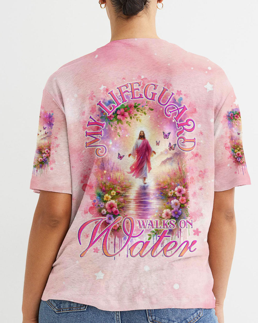 My Lifeguard Walks On Water Women's All Over Print Shirt - Tlno2711234, easychoo.com