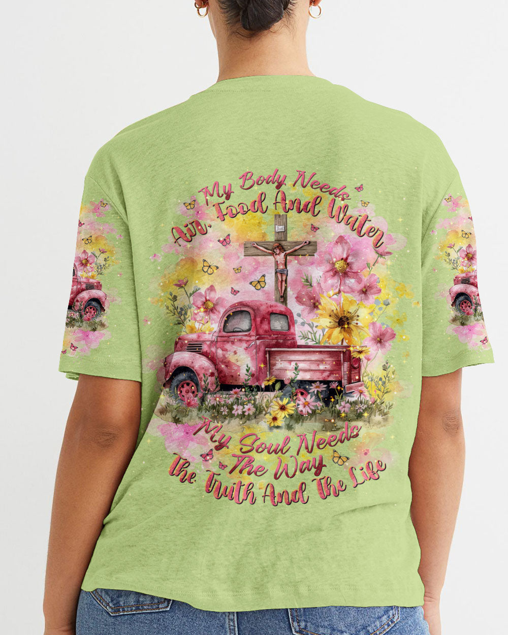 My Soul Needs The Way The Truth And The Life Truck Women's All Over Print Shirt - Tlnt0503243, easychoo.com