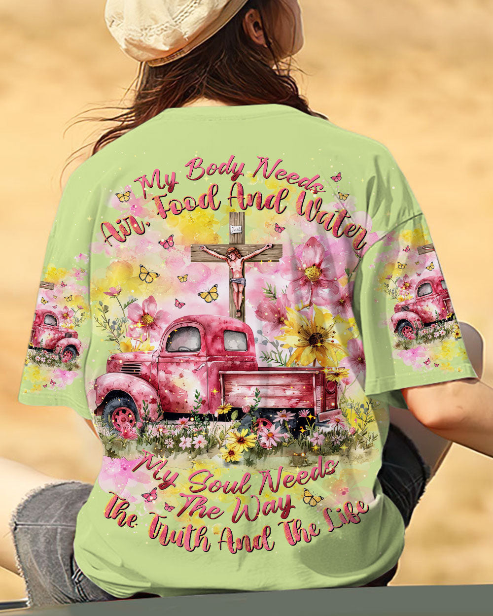 My Soul Needs The Way The Truth And The Life Truck Women's All Over Print Shirt - Tlnt0503243, easychoo.com
