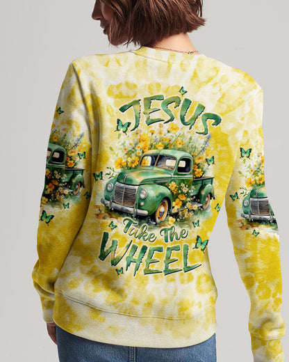 Jesus Take The Wheel Tie Dye Women's All Over Print Shirt - Tltw1201243, easychoo.com