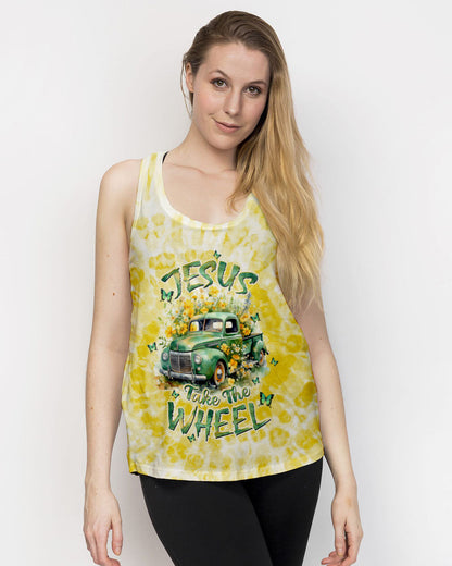 Jesus Take The Wheel Tie Dye Women's All Over Print Shirt - Tltw1201243, easychoo.com