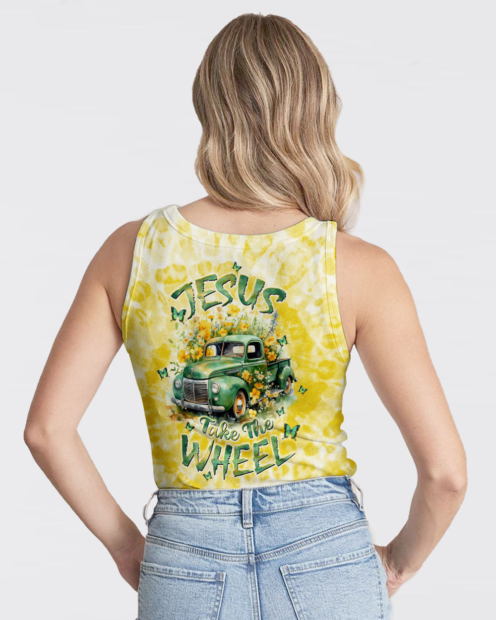 Jesus Take The Wheel Tie Dye Women's All Over Print Shirt - Tltw1201243, easychoo.com