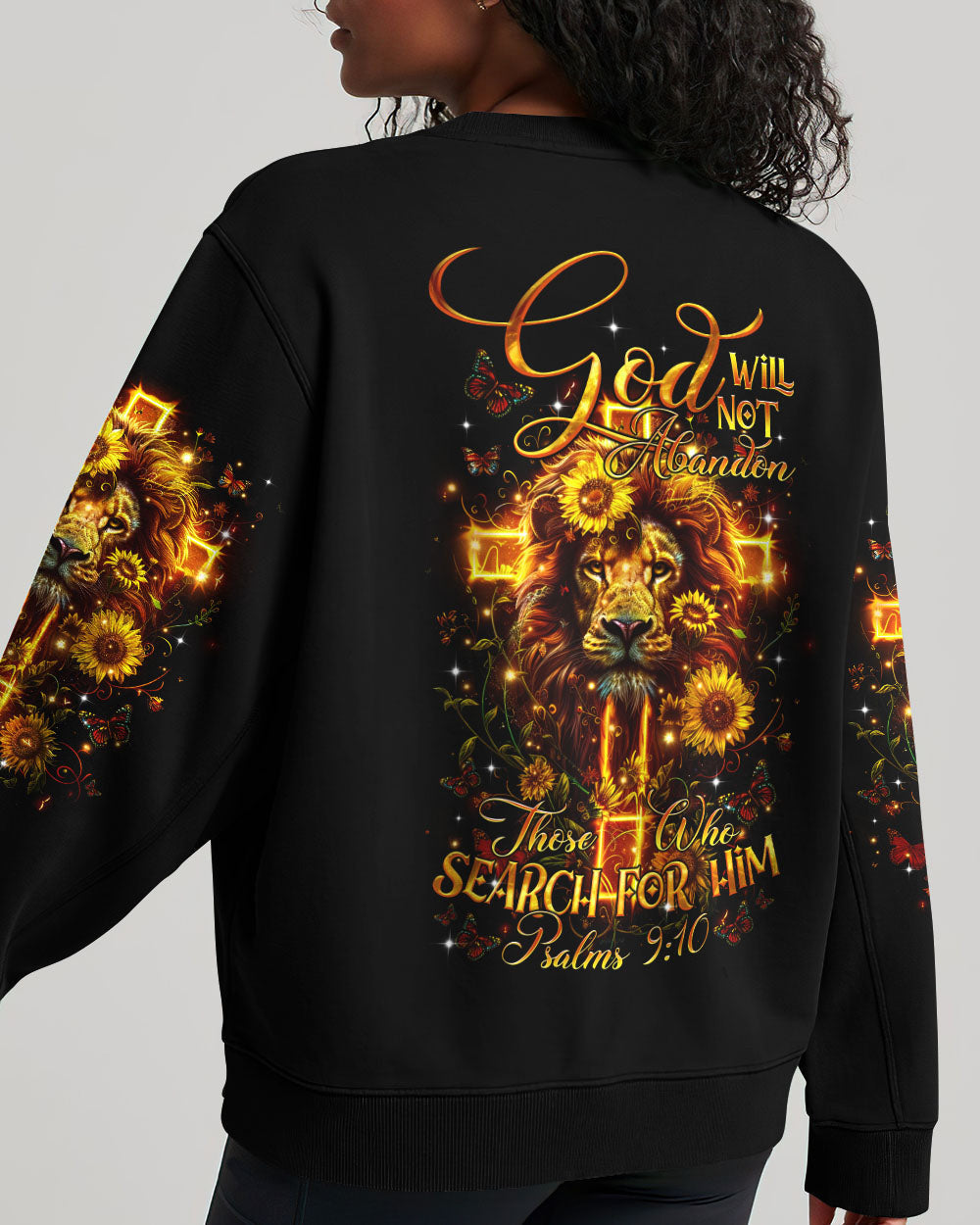 God Will Not Abandon Lion Women's All Over Print Shirt - Tltr1303243, easychoo.com