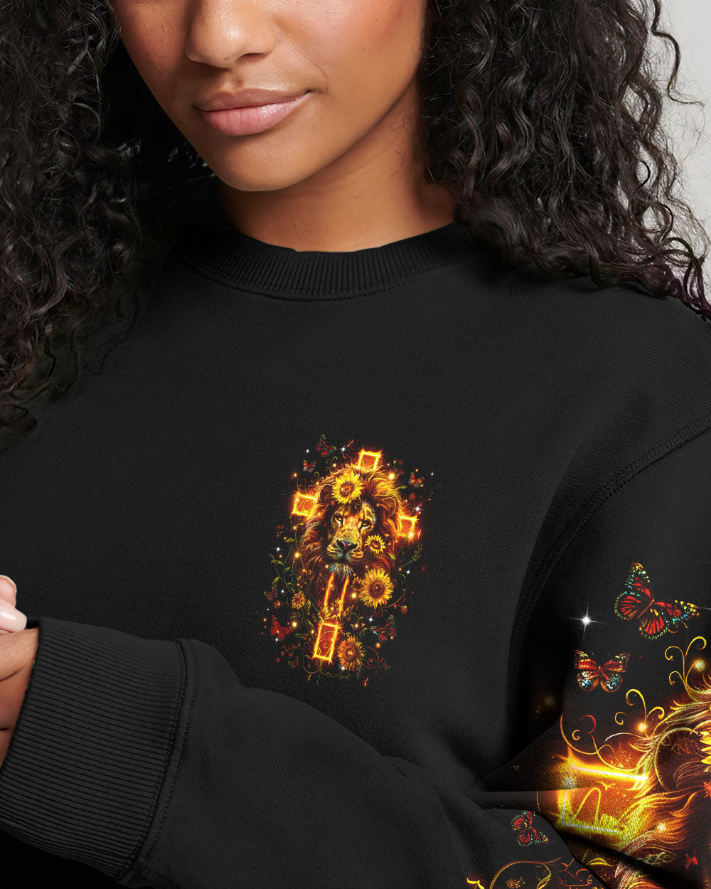 God Will Not Abandon Lion Women's All Over Print Shirt - Tltr1303243, easychoo.com