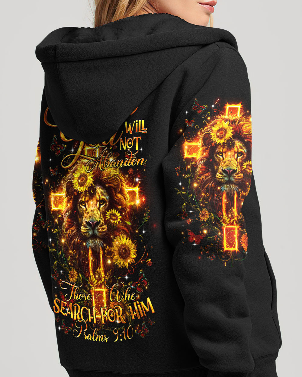 God Will Not Abandon Lion Women's All Over Print Shirt - Tltr1303243, easychoo.com