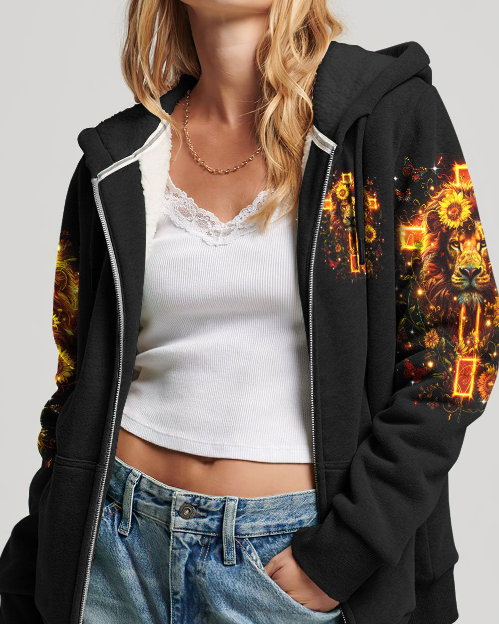 God Will Not Abandon Lion Women's All Over Print Shirt - Tltr1303243, easychoo.com