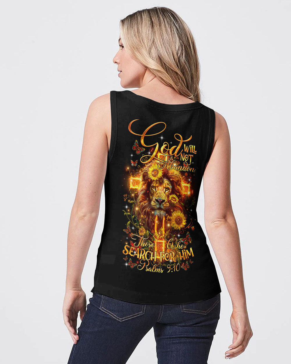 God Will Not Abandon Lion Women's All Over Print Shirt - Tltr1303243, easychoo.com