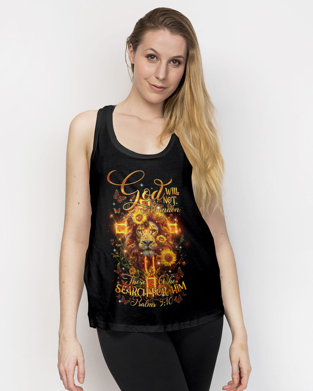 God Will Not Abandon Lion Women's All Over Print Shirt - Tltr1303243, easychoo.com
