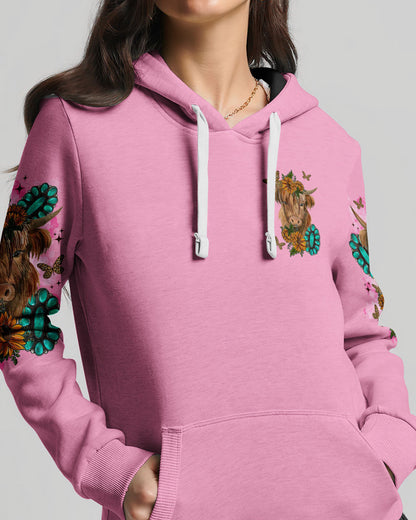 Living Life Somewhere Between Jesus Cow Women's All Over Print Shirt - Tltr2003243, easychoo.com