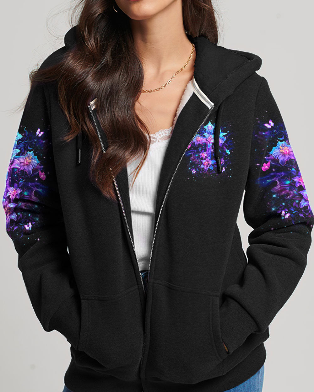 When God Steps In Miracles Happen Women's All Over Print Shirt - Yhln2802242, easychoo.com