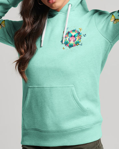 With God All Things Are Possible Butterfly Women's All Over Print Shirt - Tlnt2901244, easychoo.com