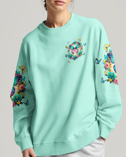 With God All Things Are Possible Butterfly Women's All Over Print Shirt - Tlnt2901244, easychoo.com