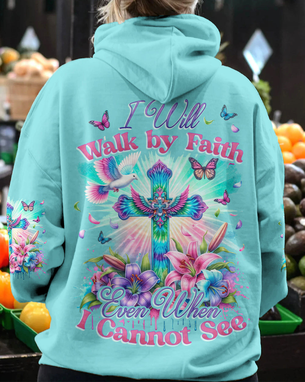 Walk by Faith Women's All Over Print Shirt - Tytd3011231, easychoo.com