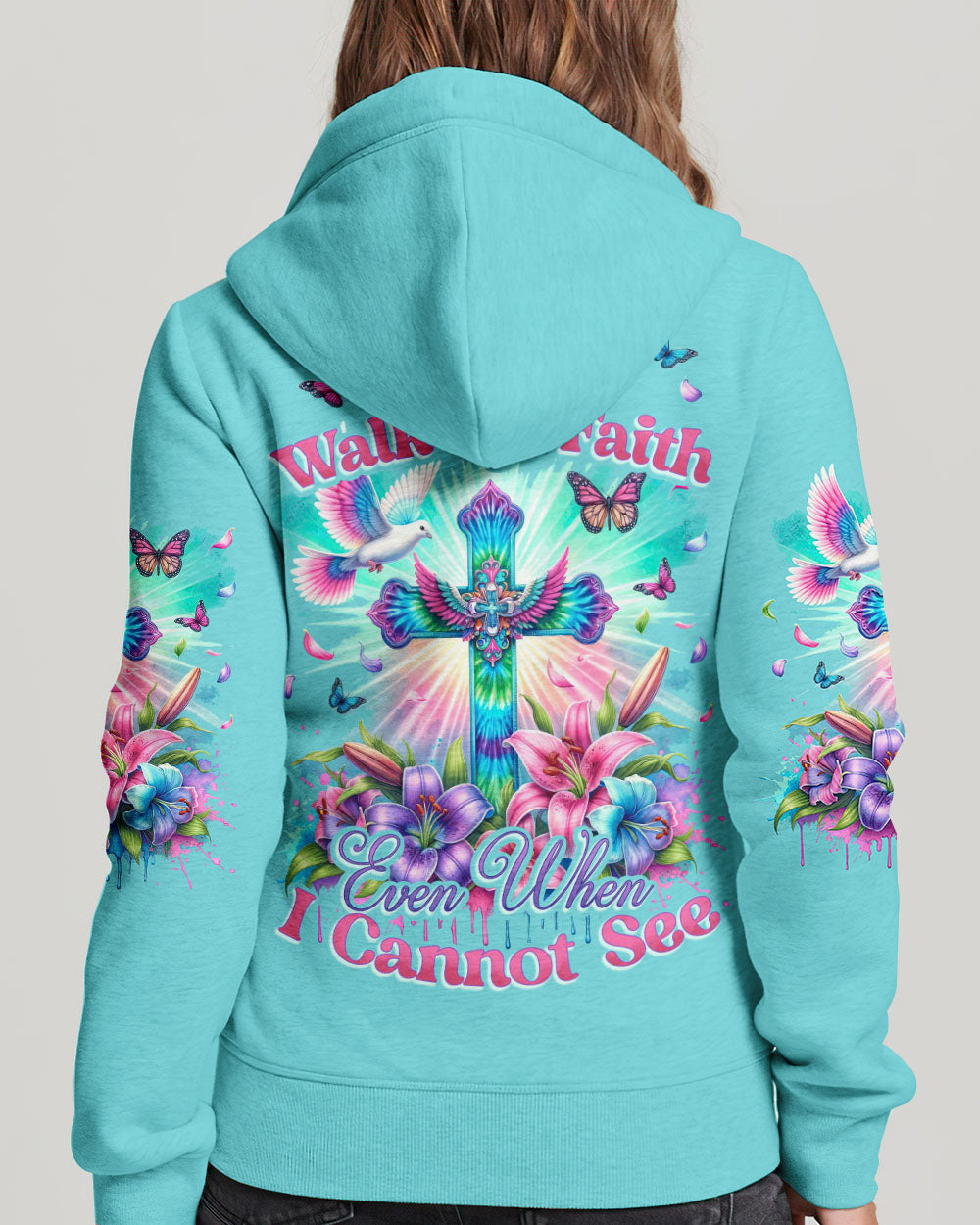 Walk by Faith Women's All Over Print Shirt - Tytd3011231, easychoo.com