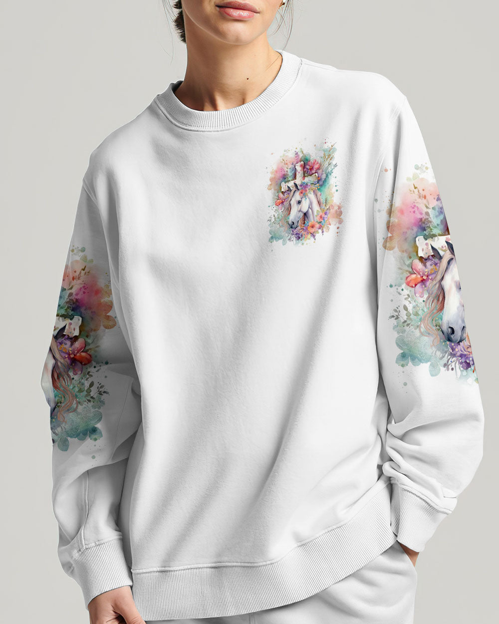 I Believe In God Horse Women's All Over Print Shirt - Yhln0201241, easychoo.com