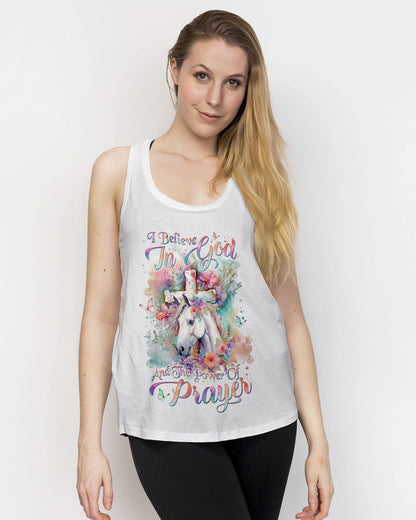 I Believe In God Horse Women's All Over Print Shirt - Yhln0201241, easychoo.com