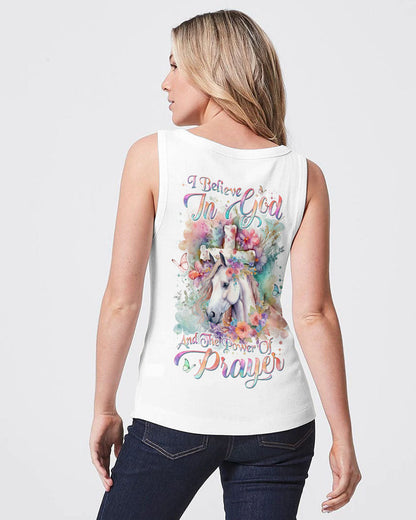 I Believe In God Horse Women's All Over Print Shirt - Yhln0201241, easychoo.com