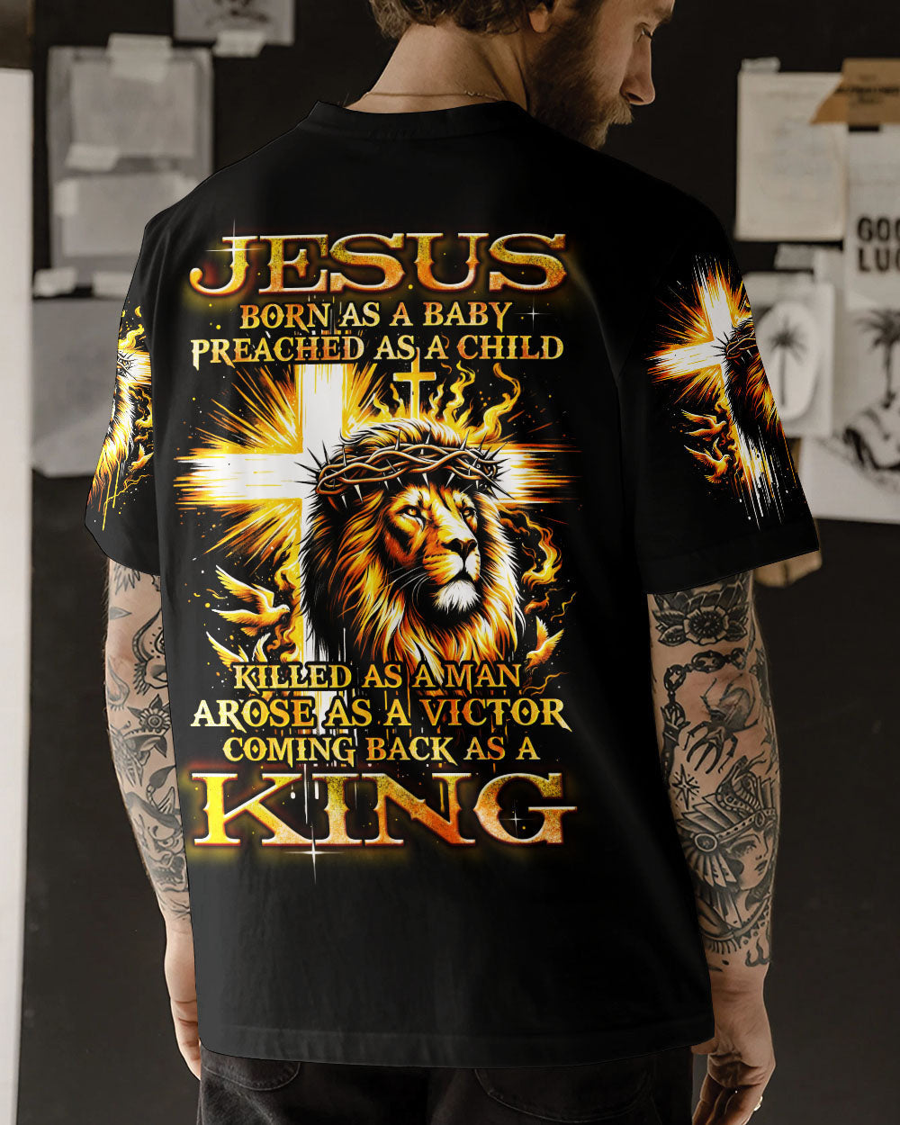 Coming Back As A King Men's All Over Print Shirt - Ty1701242, easychoo.com