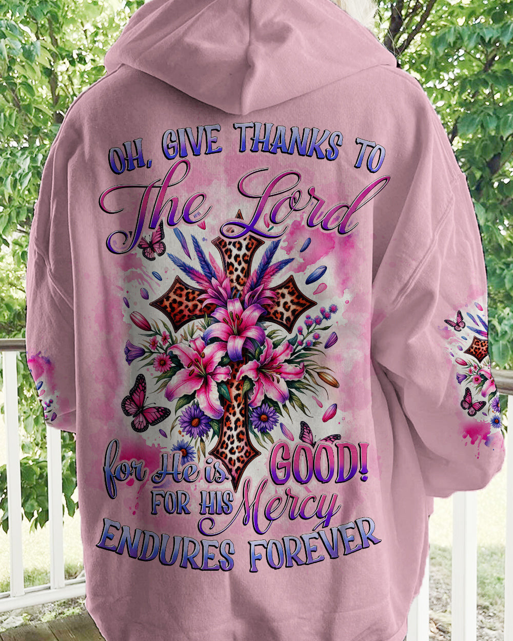 Give Thanks To The Lord Women's All Over Print Shirt - Tytd0212231, easychoo.com