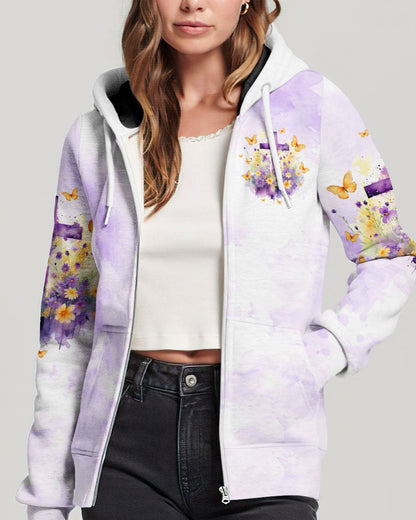 I Can Do All Things Through Christ Cross Floral Women's All Over Print Shirt - Tltw2812233, easychoo.com