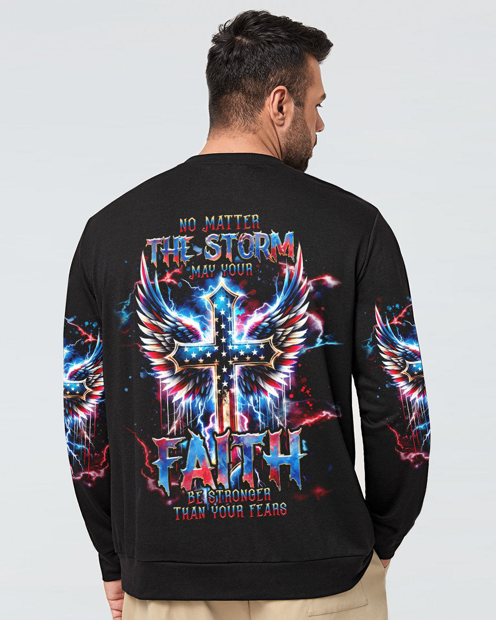 No Matter The Storm Men's All Over Print Shirt - Tlnt1201244, easychoo.com