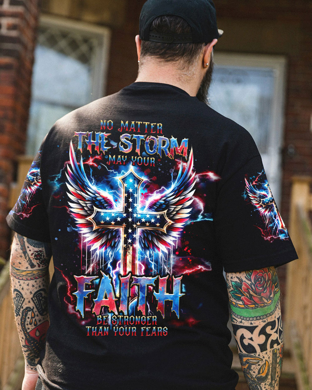 No Matter The Storm Men's All Over Print Shirt - Tlnt1201244, easychoo.com