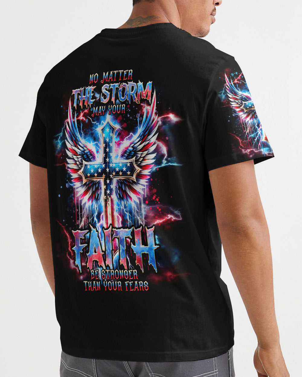 No Matter The Storm Men's All Over Print Shirt - Tlnt1201244, easychoo.com