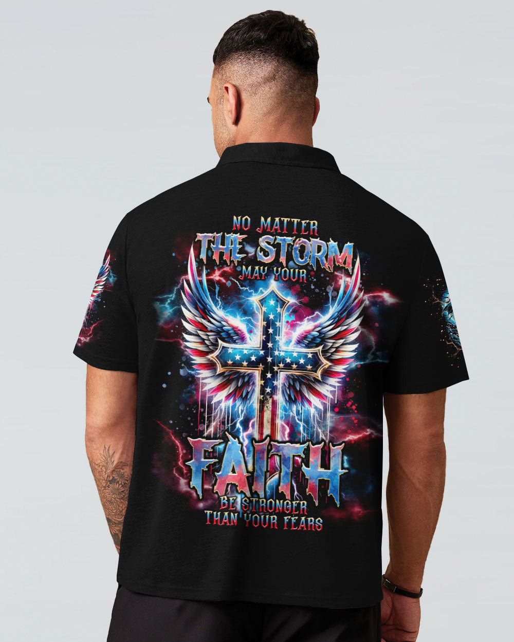 No Matter The Storm Men's All Over Print Shirt - Tlnt1201244, easychoo.com