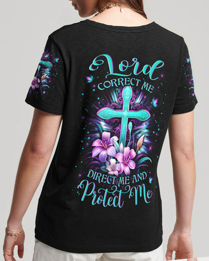 Lord Correct Me Direct Me Protect Me Women's All Over Print Shirt - Yhln2512233, easychoo.com