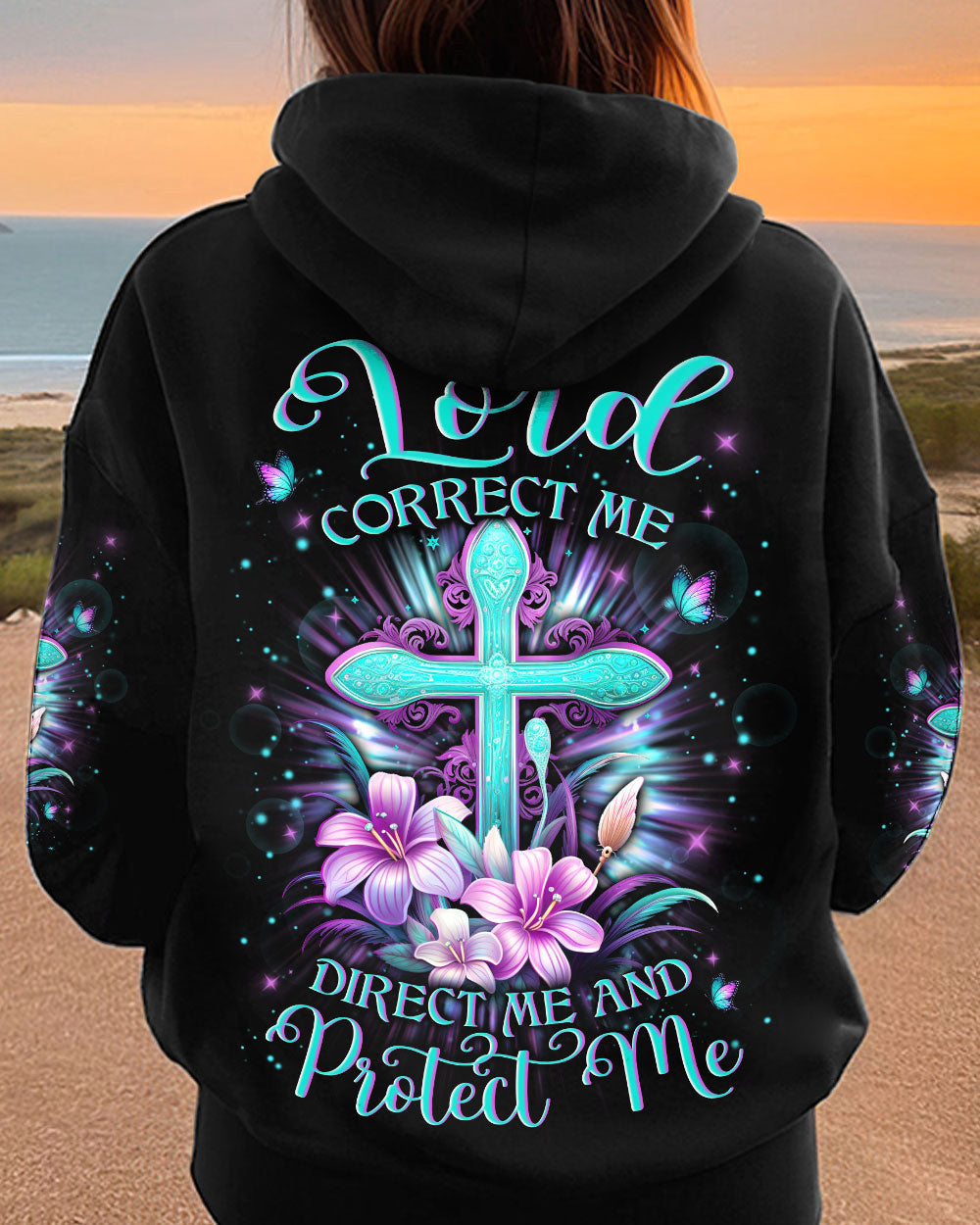 Lord Correct Me Direct Me Protect Me Women's All Over Print Shirt - Yhln2512233, easychoo.com