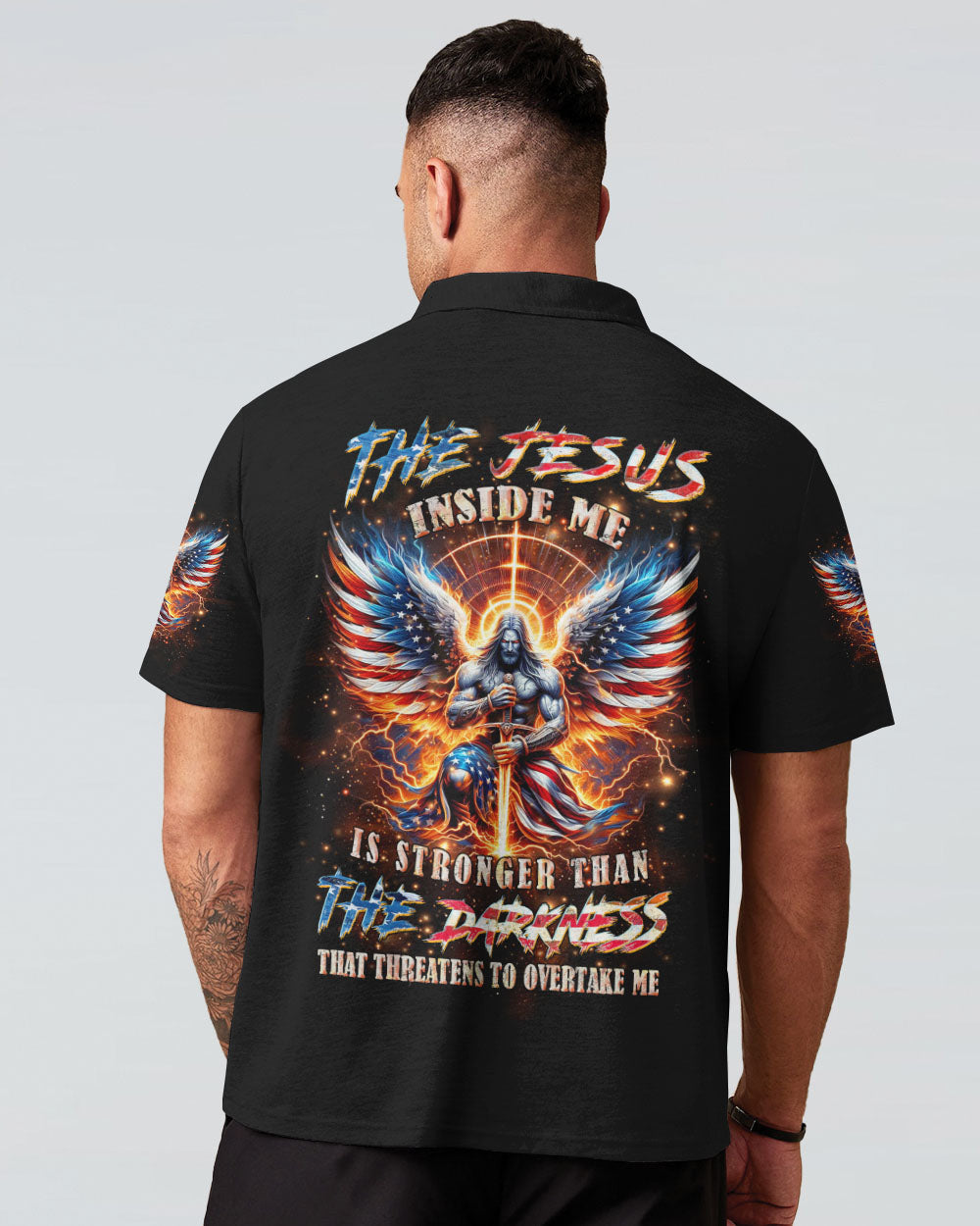 The Jesus Inside Me Men's All Over Print Shirt - Yhhn2702241, easychoo.com