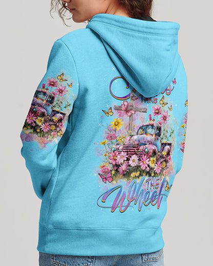 Jesus Take The Wheel Flower Truck Women's All Over Print Shirt - Tlnz1103241, easychoo.com