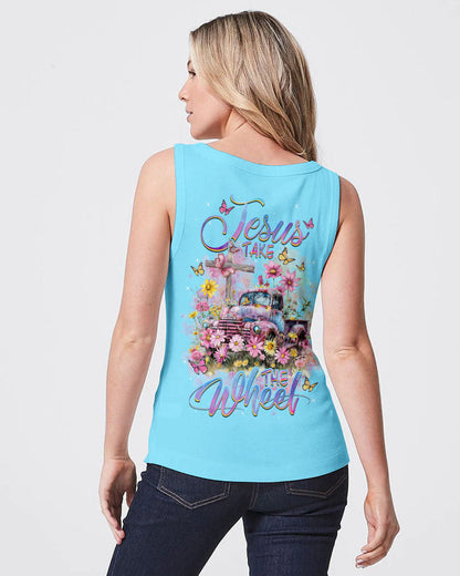 Jesus Take The Wheel Flower Truck Women's All Over Print Shirt - Tlnz1103241, easychoo.com