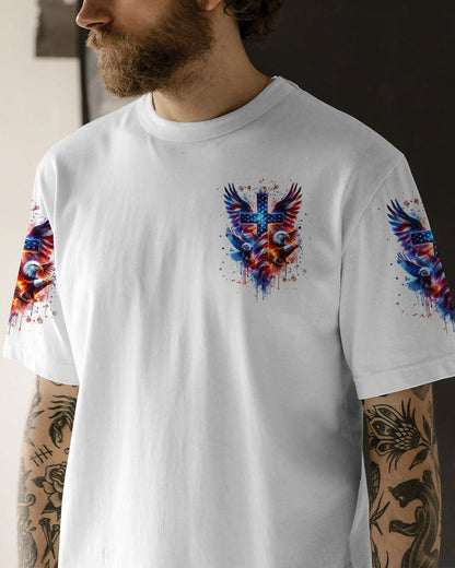 In God We Trust Eagle Men's All Over Print Shirt - Tlnt1801242, easychoo.com