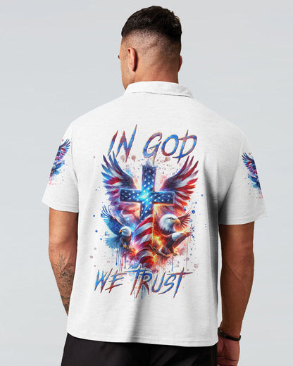 In God We Trust Eagle Men's All Over Print Shirt - Tlnt1801242, easychoo.com